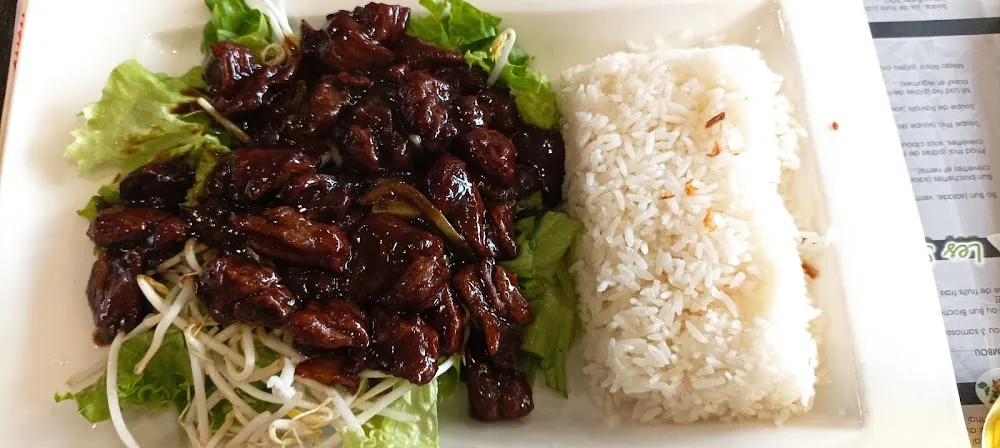 Boeuf Lok Lak Riz Blanc